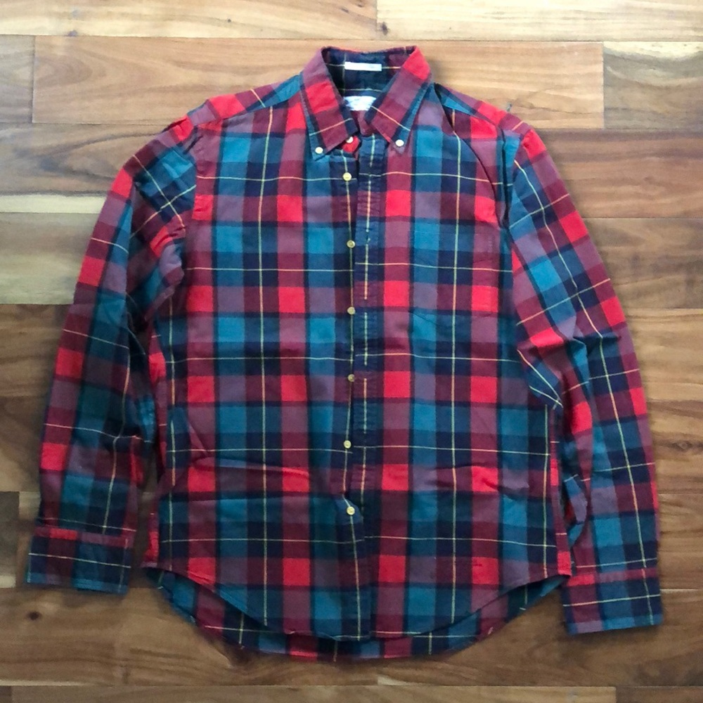 Gant Rugger Motorcycle Poplin Button Down size medium.